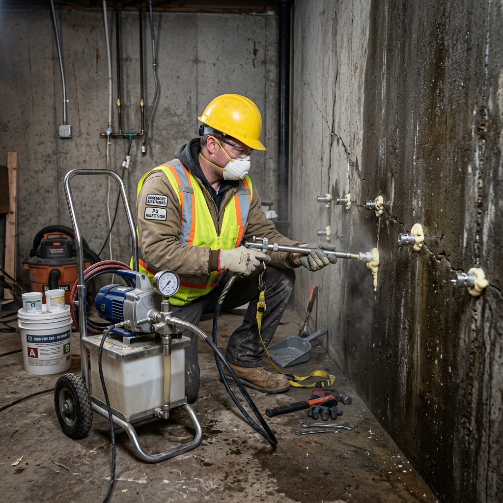 PU Injection Pressure Grouting